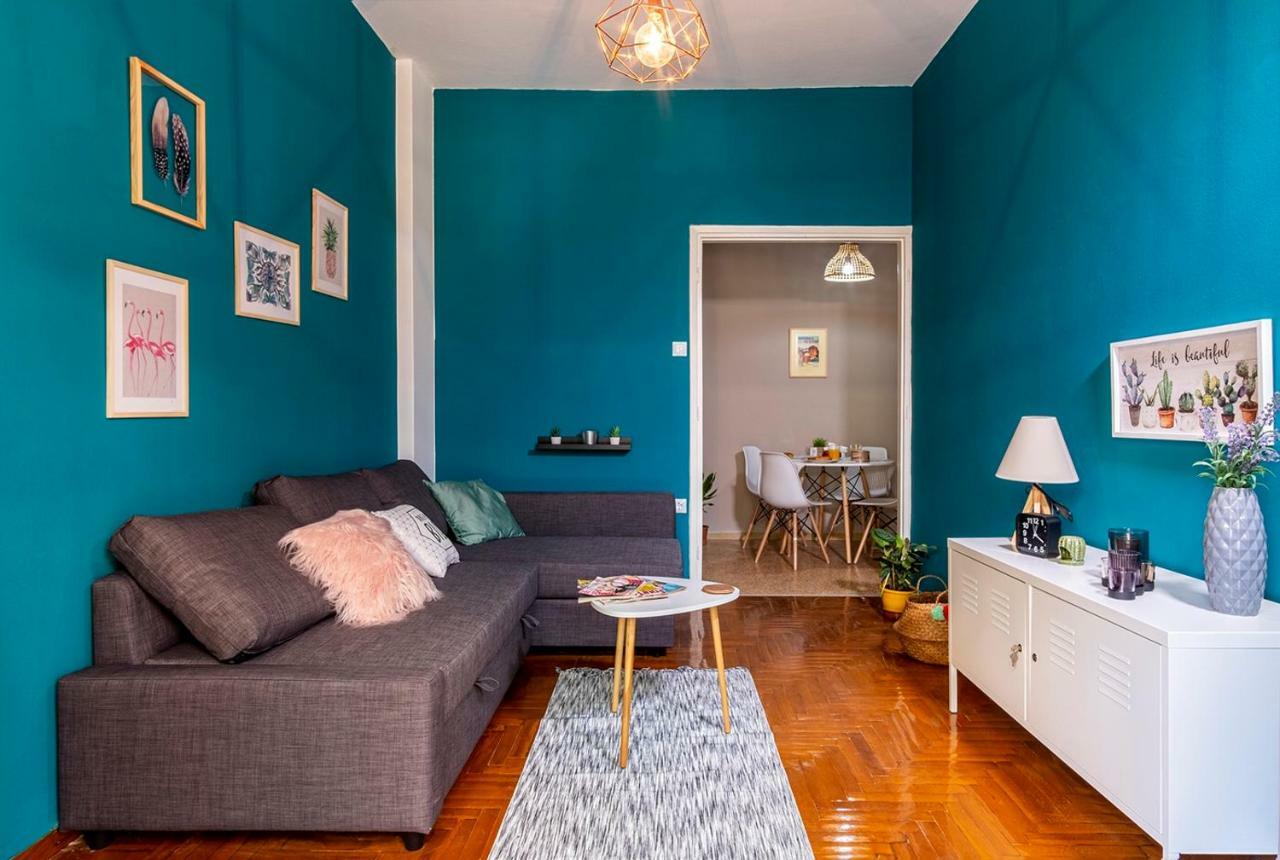 Appartement Colourful Apt,Airport Line,6 Min Metro,300 Mbps! à Athènes Extérieur photo